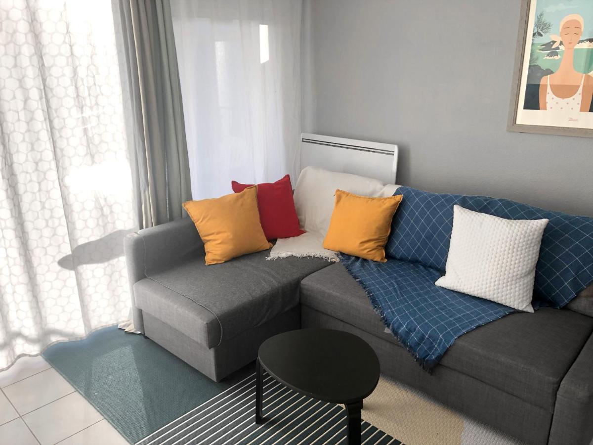 Studio Au Calme Avec Piscine, Face Golf, Parking Gratuit, Tout A Pied A 10Mn Centre Ville Ciboure Zewnętrze zdjęcie